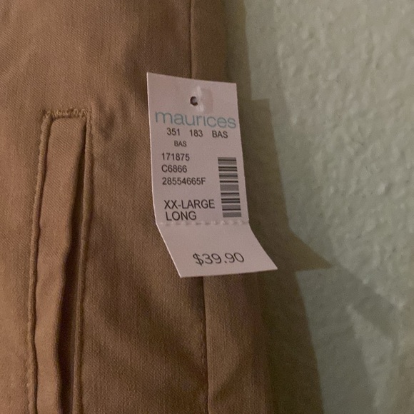 Maurices Bengaline Skinny High Rise Long Dress Pants, Size XXL, NWT - Picture 3 of 8